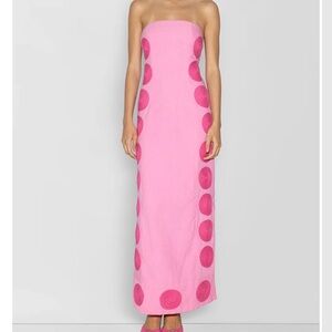 The Wolf Gang Filipa Embroidered Maxi Dress size Medium